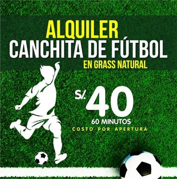 Futbol en Chaclacayo - 40 soles por hora