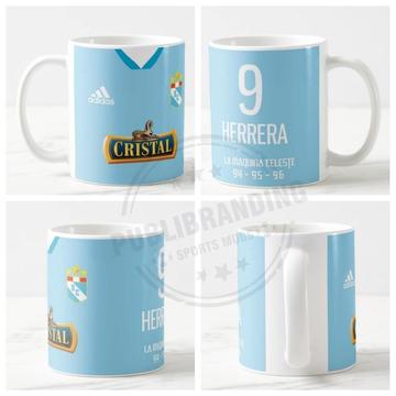 Tazas personalizadas de Sporting Cristal con foto, nombre y mensaje