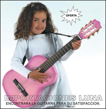 Venta guitarras acusticas colores rosado en  peru