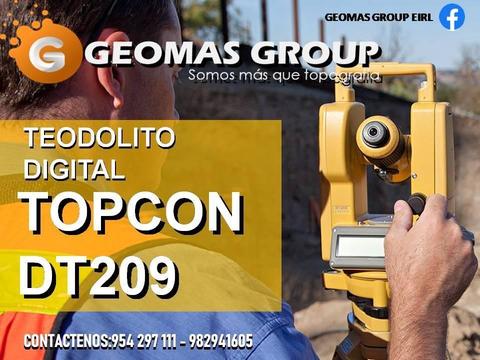 Teodolito Digital TOPCON DT 209
