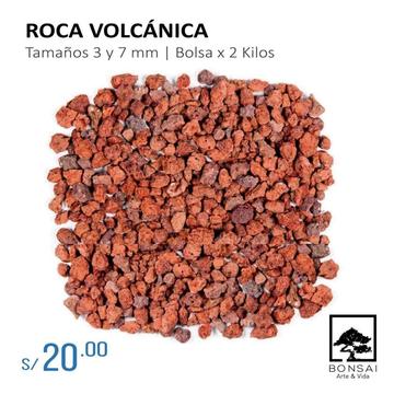 Roca Volcánica 3 Mm - 7 Mm Bonsai - Acuarios - Decoración