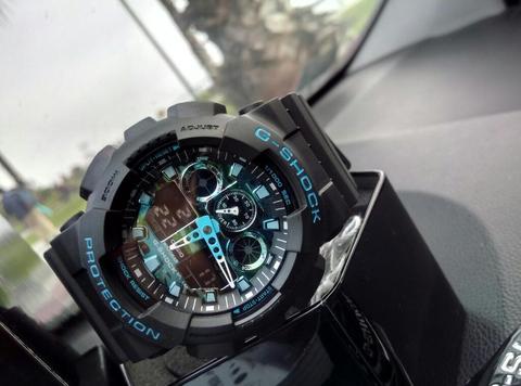 Reloj G Shock Ga100cm 7aer Camu Blue