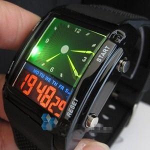 MOVIMIENTO DIGITAL DEPORTIVO RELOJ DE PULSERA CON LED Y ALARMA NEGRO COD:58559