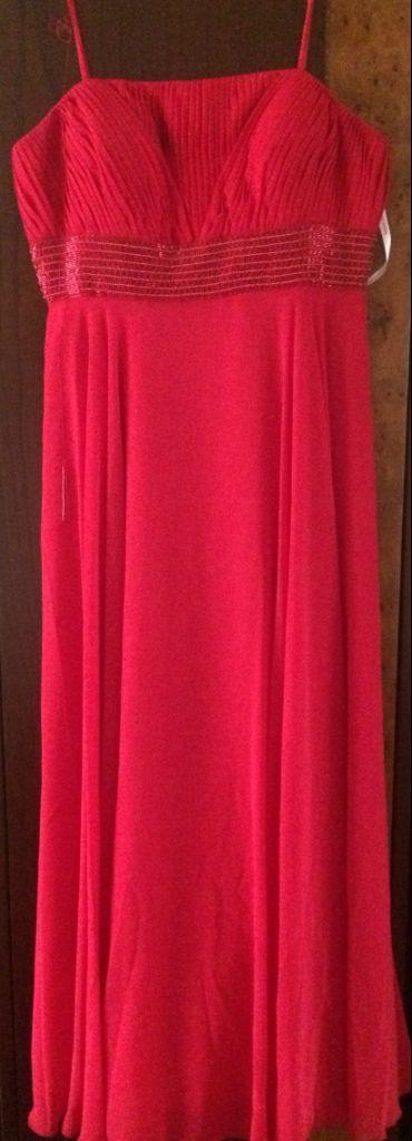 Vestido de fiesta rojo. Talla L