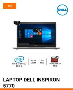 Dell Inspiron 5570 I7 17.3