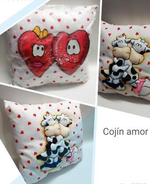 Cojín Corazón.enamorados El Regalo Ideal