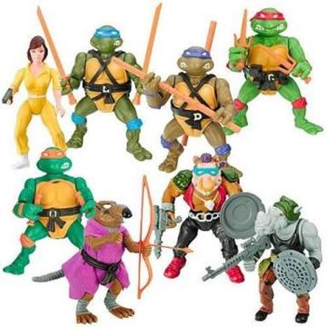 Playmates 8-Pack Tortugas Ninja TMNT Teenage Mutant Ninja Turtles Nuevo Colección Coleccion