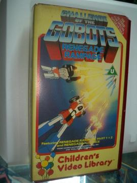CHALLENGE OF GOBOTS RENEGADE RAMPAGE VHS