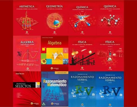 LIBROS LUMBRERAS: Algebra, Geometría, Trigonometría, Aritmética, Y MÁS