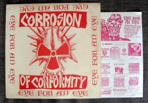 Corrosion Of Conformity - Eye For An Eye Lp 1985 editado por Toxic Shock Punk Hardcore Thrash Metal G123