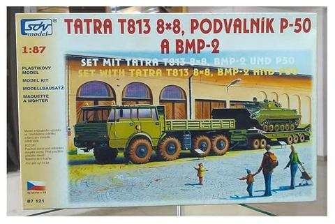 1/87 Camion Tatra Trailer Tanque BMP 2 Tren Tractor Dakar Auto Avion Mig Sukhoi