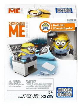 Mega Bloks Minions Fotocopiadora 33 Piezas Despicable Me Minion Made