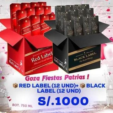 12 Uni Red Label Y 12 Black Label