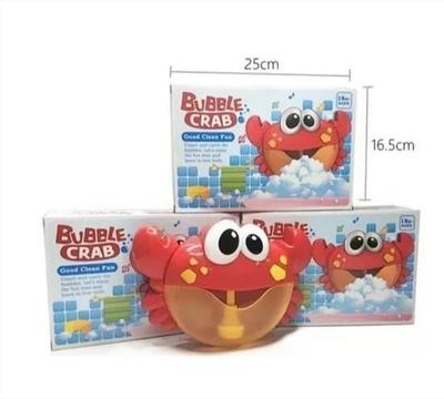 Burbujas De Cangrejo Bubble Big Crab Musical Para Niños Baño (2491)