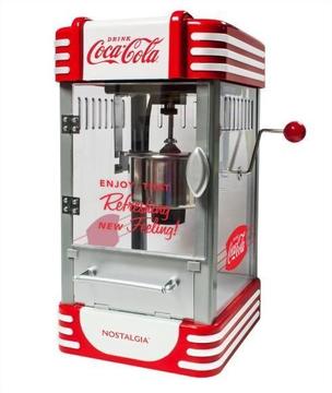 Maquina De Pop Corn Coca Cola Nostalgia Grande Lince (2427)