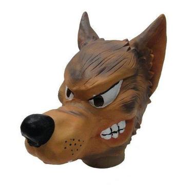 Mascara Real De lobo McWolf real Halloween Hora Loca niños