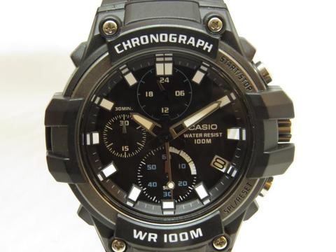 RELOJ CASIO MCW-110H CRONOGRAFO NEGRO - FOTOS REALES - TIENDA FISICA