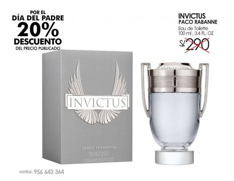 Invictus 100 Ml - Paco Rabanne - 20 % Dscto