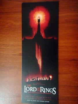 Cuadro rectangular Lord of the Rings