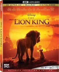 BLURAY 4K ULTRA HD el rey leon OFICIAL lion king nuevo sellado 2019