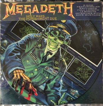 Megadeth - Holy wars single vinilo