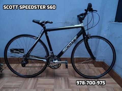 Bicicleta de Carretera/Pistera SCOTT SPEEDSTER S60 700C - Marco y aros de Aluminio