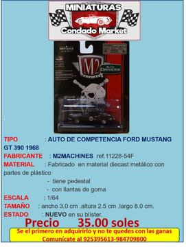 AUTO DE COMPETENCIA FORD MUSTANG GT 390 1968