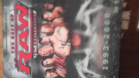 DVD WWE BEST OF RAW 15TH ANNIVERSARY 3 CDs SET NUEVO DE COLECCIÓN!!!!