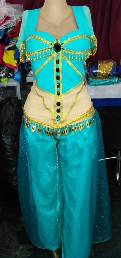 Disfraz Princesa Jasmine Jazmin - Aladino - Danza árabe - Bailarina árabe