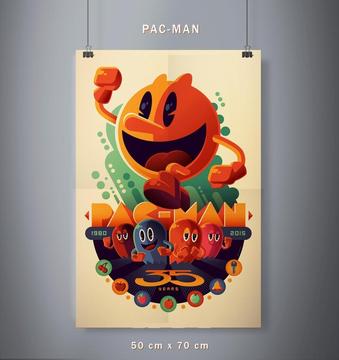 Poster Afiche de Pac-Man