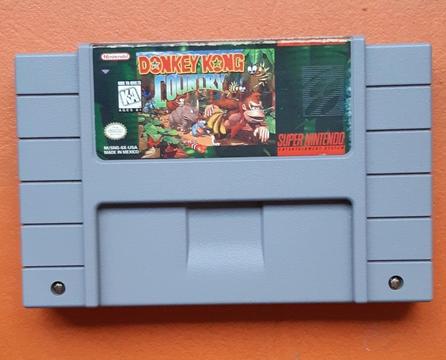 Snes Donkey Kong Americano ORIGINAL