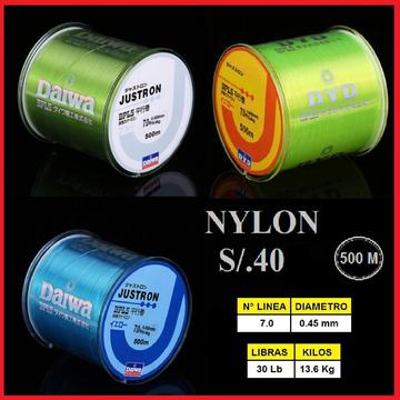 Nylon de Pesca Monofilamento Pescar Caña