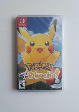 NINTENDO SWITCH POKEMON LETS GO PIKACHU, NUEVO SELLADO, TIENDATOPMK