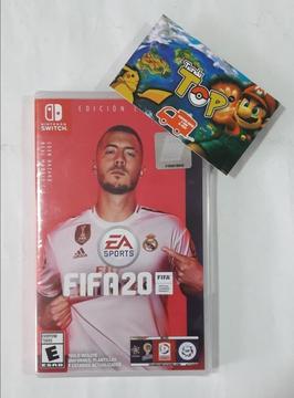 NINTENDO SWITCH FIFA 2020, NUEVO SELLADO, TIENDATOPMK