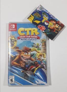 NINTENDO SWITCH CRASH TEAM RACING ESPAÑOL NUEVO SELLADO TIENDATOPMK