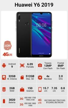 Huawei Y6 2019 Negro