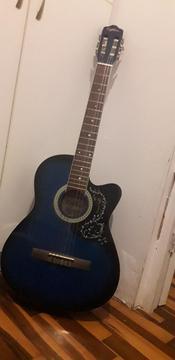 Guitarra Acustica Azul