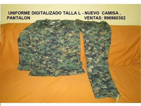 UNIFORME MILITAR CAMUFLADO soldado