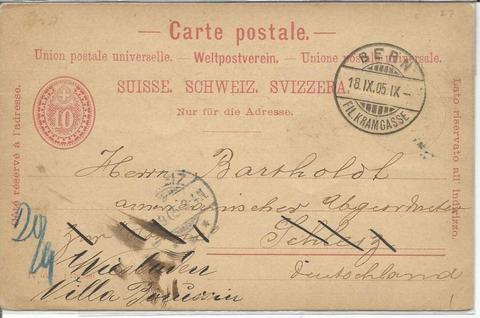 Postal de Suiza 11