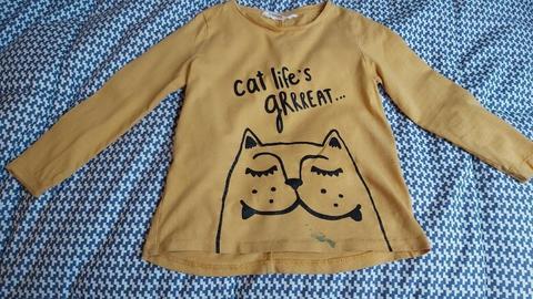 Polo Manga Larga Mango 4 a 5 Años