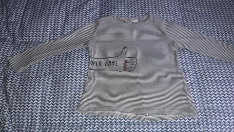 Polo Manga Larga Mango Talla 4 a 5 Años