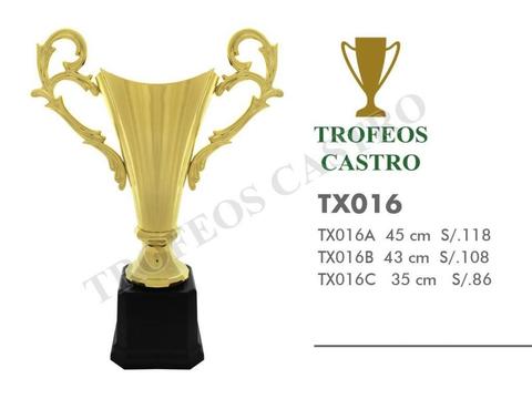 TROFEO DE PLASTICO MODELO TX016 - TROFEOS CASTRO
