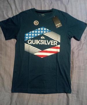 Polo Quiksilver Small Color Acero