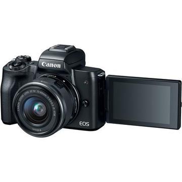Cámara digital sin espejo Canon EOS M50 con lente de 15-45 mm