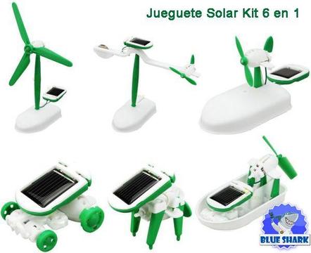 Juguete Educativo Solar Avion Carro Kit 6 En 1