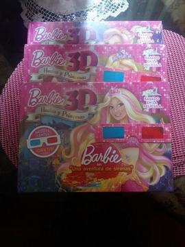 Barbie 3d Original Nuevo Tapa Dura