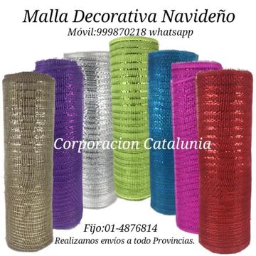 Malla Decorativa Navideño