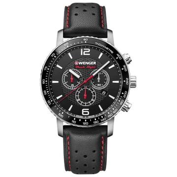 Reloj Suizo Wenger Roadster Black Night, Cronógrafo, Swiss Made, Distribuidores Autorizados