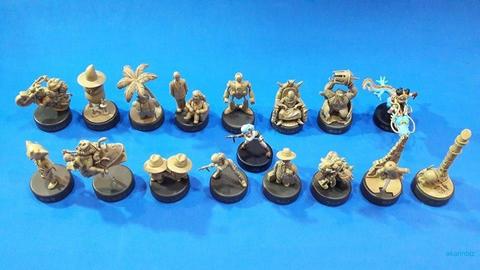 FIGURA COLECCION DRAGON BALL SET COMPLETO ORIGINAL BAN DAI BANDAI GOKU DORADO GOLDEN