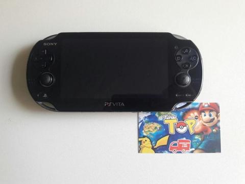 PS VITA FAT FLASHEADA 4GB, SEMI NUEVO, TIENDATOPMK